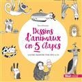 DESSINS D'ANIMAUX EN 5 ÉTAPES : LOUTRE, HAMSTER, PORC-ÉPIC & CO  | 9782344047798 | RUNYAN, TERRY