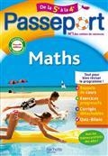 PASSEPORT MATHS, DE LA 5E À LA 4E : CONFORME AU PROGRAMME - ÉDITION 2022 | 9782017148333 | ROUSSEAU, P