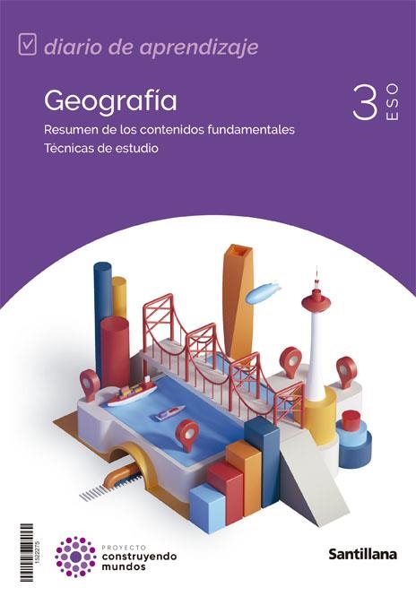 3ESO GEOGRAFIA MEC CONSTRUYENDO MUNDOS SANTILLANA | 9788468049823 | VARIOS AUTORES