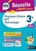 ABC. ABC DU BREVET. RÉUSSITE, PHYSIQUE CHIMIE, SVT, TECHNOLOGIE 3E : SPÉCIAL BREVET  | 9782091571065 | COLLECTIF