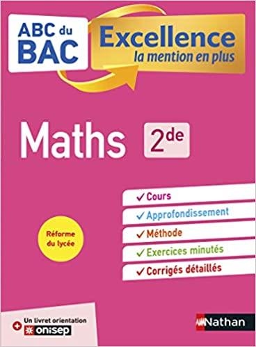 ABC BAC EXCELLENCE MATHS 2DE  | 9782091574066 | COLLECTIF