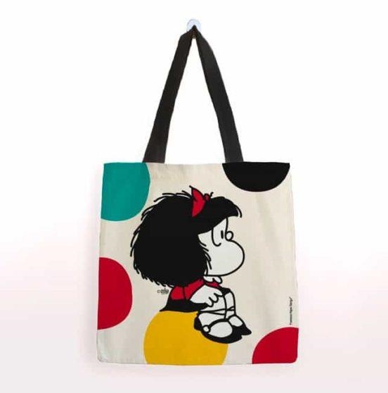 BOLSA ALGODÓN MAFALDA MEDIANA-SOBRE PELOTA | 6971263703776