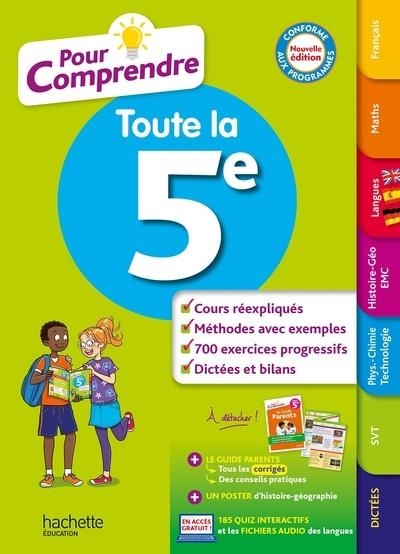 POUR COMPRENDRE TOUTES LES MATIÈRES 5E -ÉDITION 2023 | 9782017223795 | COLLECTIF