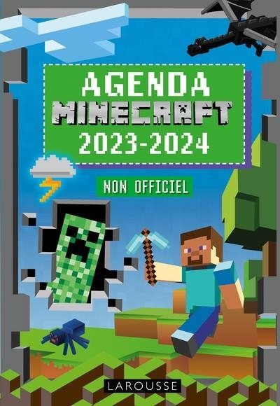 AGENDA SCOLAIRE MINECRAFT NON OFFICIEL 2023-2024 | 9782036046702 | COLLECTIF