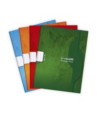 CAHIER PETIT FORMAT 48 PAGES AVEC FEUILLES SEYES SANS SPIRALE 24 FULLS 17X22 A5 70G CALLIGRAPHE | 3210330070049