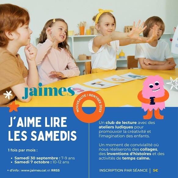 J'AIME LIRE LES SAMEDIS , CLUB DE LECTURE  7 - 9 ANS | CLUB7-9 | PALOMA