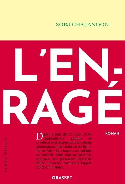 L'ENRAGÉ | 9782246834670 | CHALANDON, SORJ