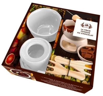 COFFRET LA VRAIE FONDUE AU CHOCOLAT | 9782017244684 | COLLECTIF