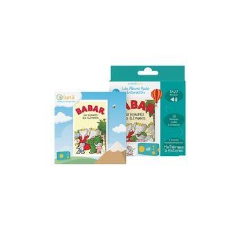 COFFRET LIVRE AUDIO LUNII BABAR AUX ROYAUMES DES ÉLÉPHANTS | 3760361140032