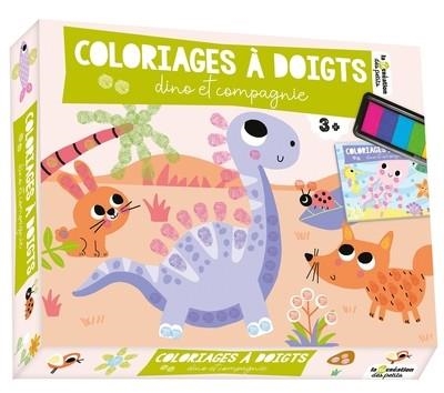 COLORIAGES À DOIGTS DINO ET COMPAGNIE | 9782017885740 | CHAUVET, ISABELLE