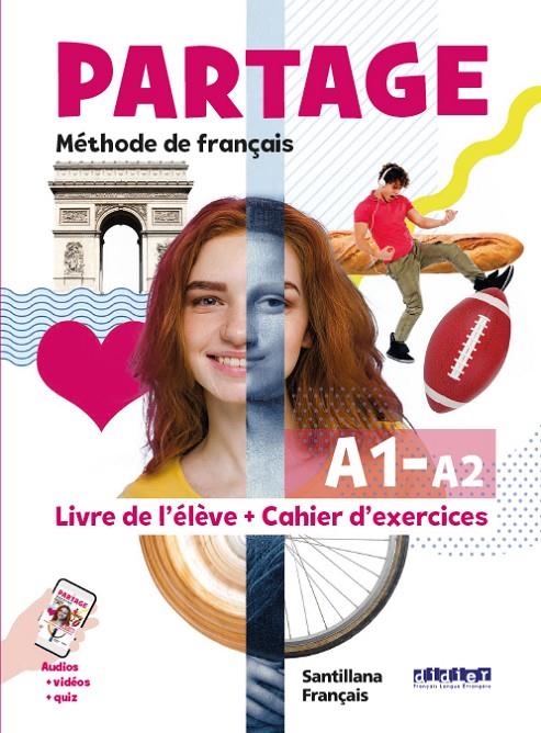 PARTAGE A1/A2 LIVRE+CAHIER | 9788490498224 | VARIOS AUTORES