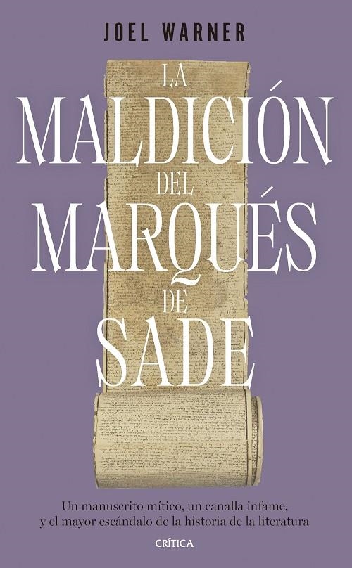 LA MALDICIÓN DEL MARQUÉS DE SADE | 9788491995876 | WARNER, JOEL