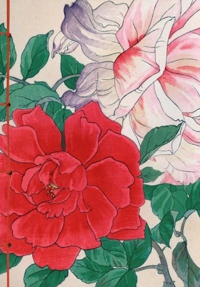 CARNET HAZAN ROSES DANS L'ESTAMPE JAPONAISE 16 X 23 CM (PAPETERIE)  | 9782754113793 | COLLECTIF