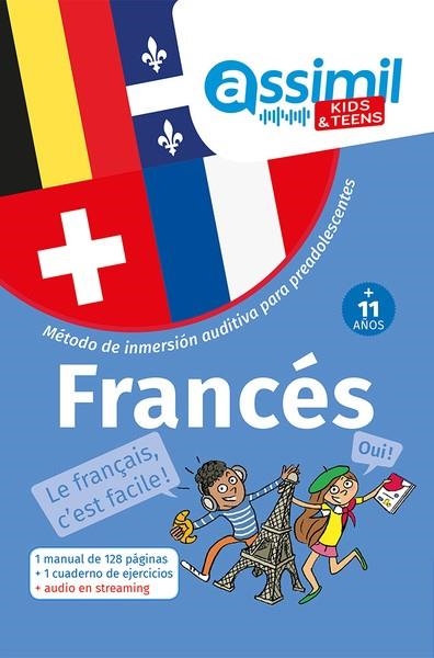 FRANCÉS - MÉTODO DE IMMERSIÓN AUDITIVA PARA PREADOLESCENTES KIDS 11+ | 9782700509182 | VARIS