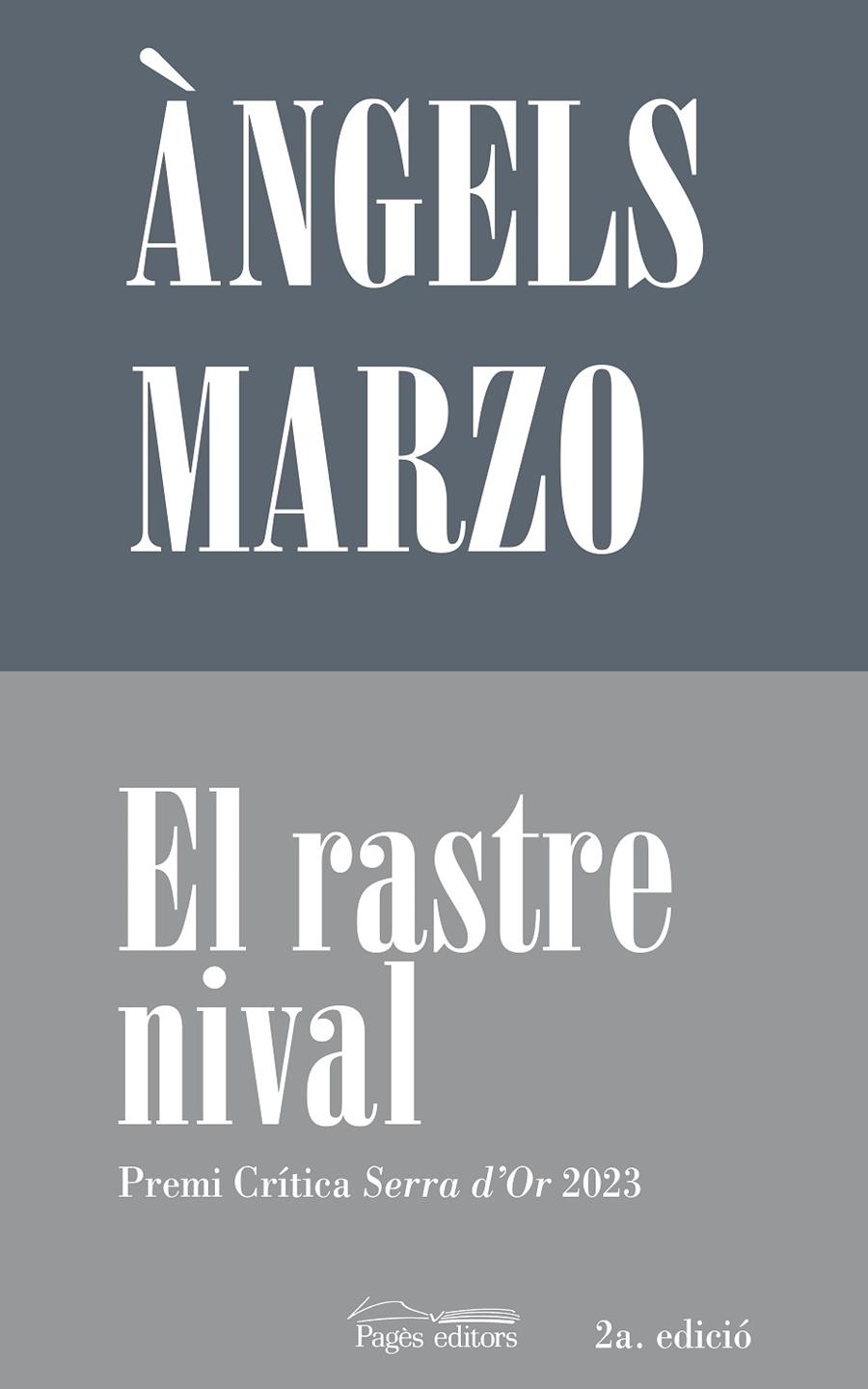 EL RASTRE NIVAL | 9788413033525 | MARZO TORRES, ÀNGELS