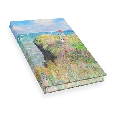 CARNET HAZAN PLEINE TOILE MONET - PROMENADE SUR LA FALAISE  | 9782754113762 | COLLECTIF