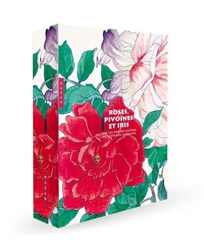 ROSES, PIVOINES ET IRIS PAR LES GRANDS MAITRES DE L'ESTAMPE JAPONAISE (COFFRET)  | 9782754114035 | SEFRIOUI, ANNE