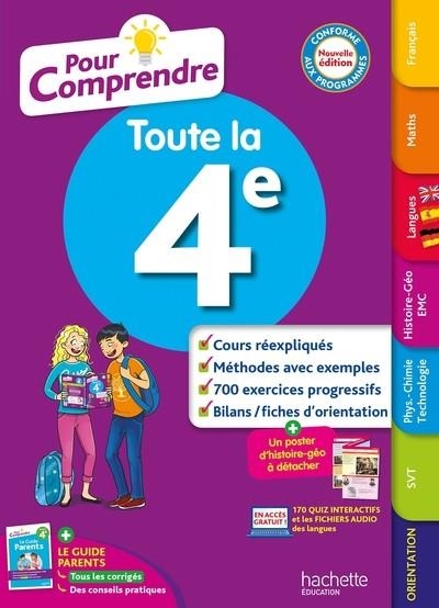 POUR COMPRENDRE TOUTE LA 4E - 2024 | 9782017265139 | COLLECTIF