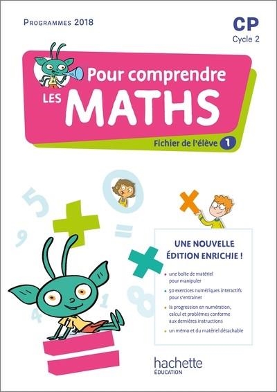 POUR COMPRENDRE LES MATHS CP - FICHIERS ÉLÈVE 1 ET 2 + MÉMO + PAGES MATÉRIEL - ED. 2022 | 9782011000545 | NATACHA BRAMAND, PAUL BRAMAND