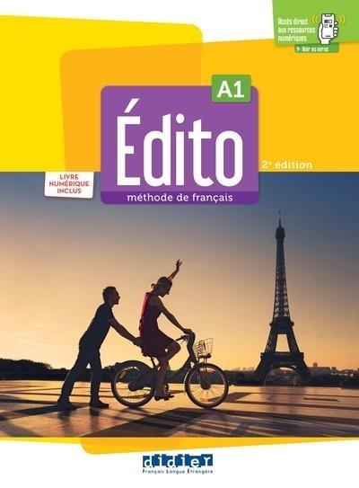 ÉDITO A1 - ÉDITION 2022-2024 - LIVRE + NUMÉRIQUE INCLUS | 9782278104468