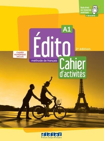 ÉDITO A1 - ÉDITION 2022-2024 - CAHIER + NUMÉRIQUE INCLUS | 9782278104529